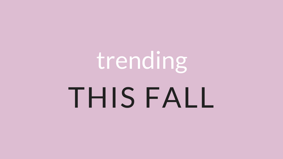 Fall 2017 Boutique Fashion Trends