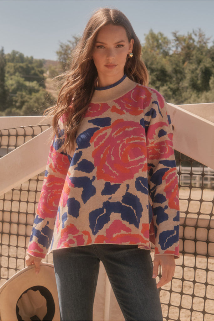 Coming Up Roses Sweater