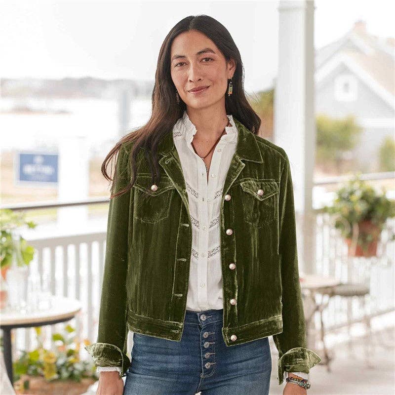 Dusky Velvet Jacket