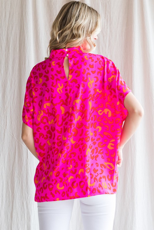Kimono Leopard Top