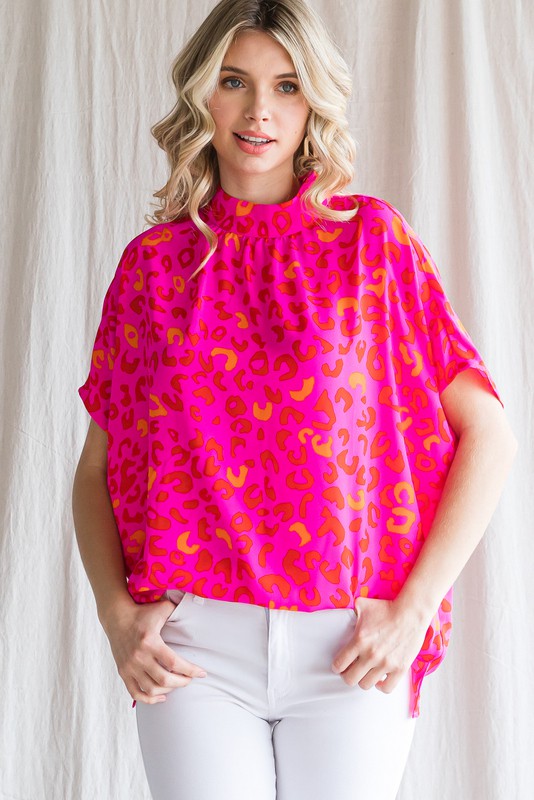 Kimono Leopard Top