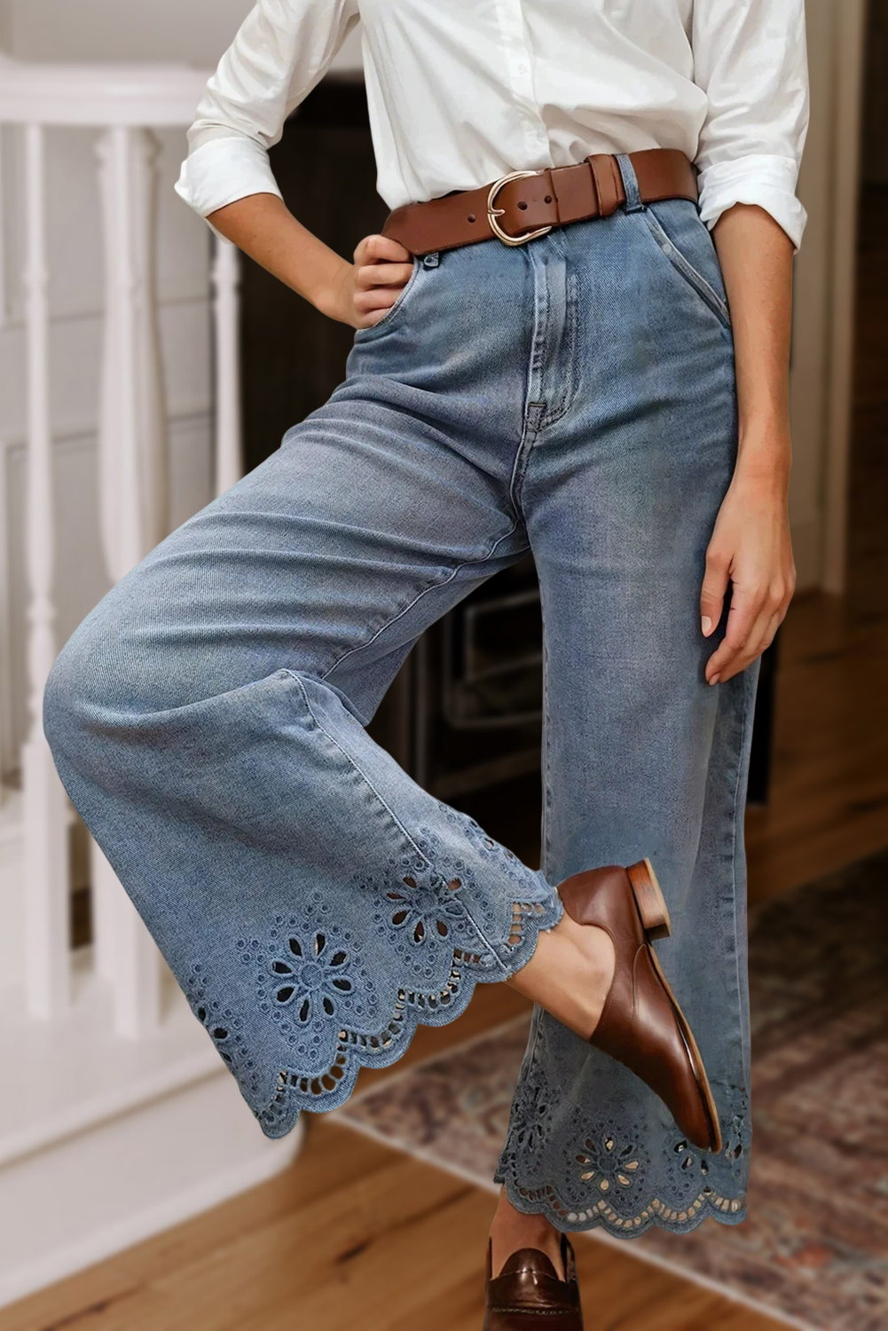 Jeannie Wide Leg Jeans