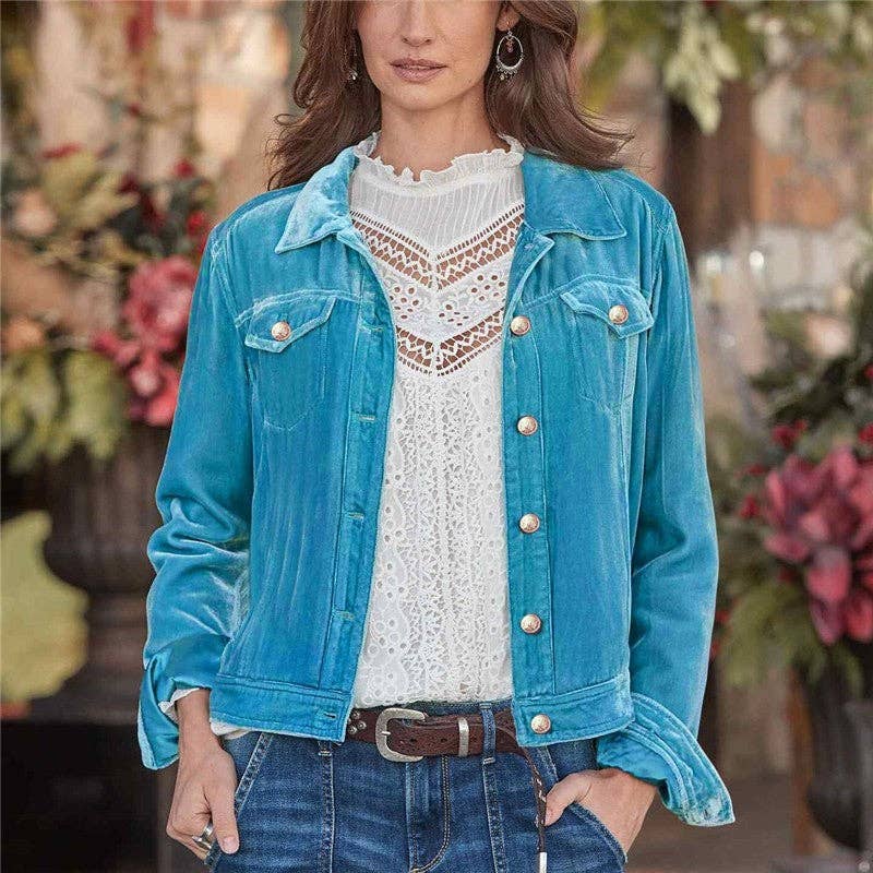 Dusky Velvet Jacket