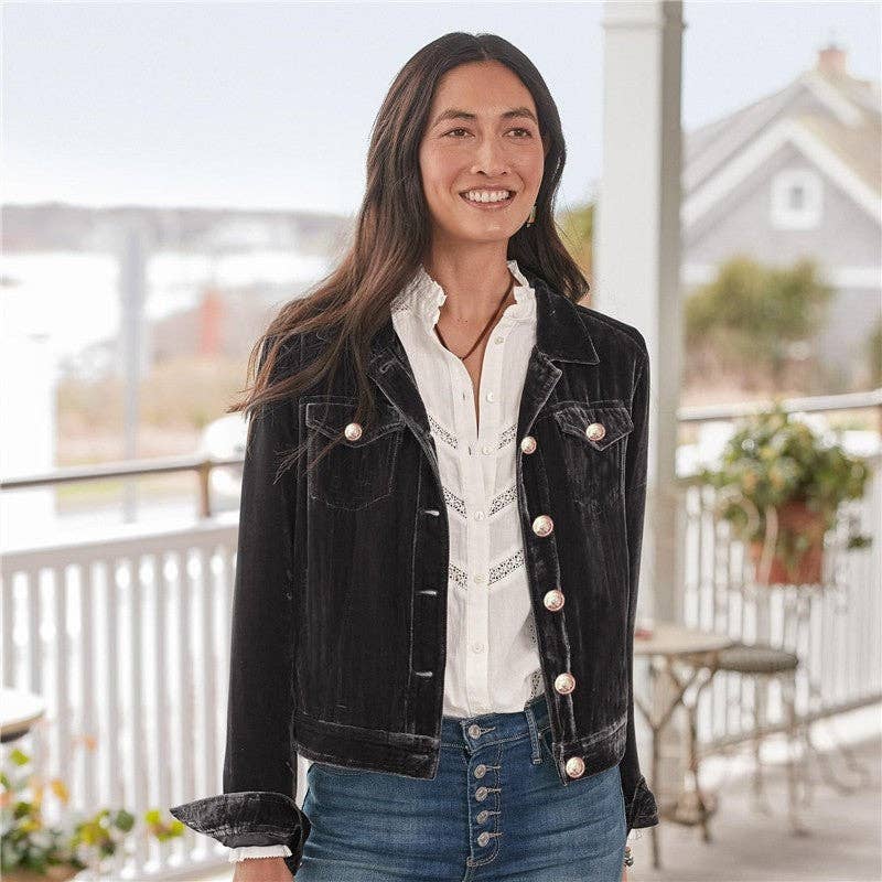 Dusky Velvet Jacket