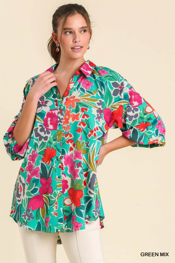 Cassidy Floral Tunic