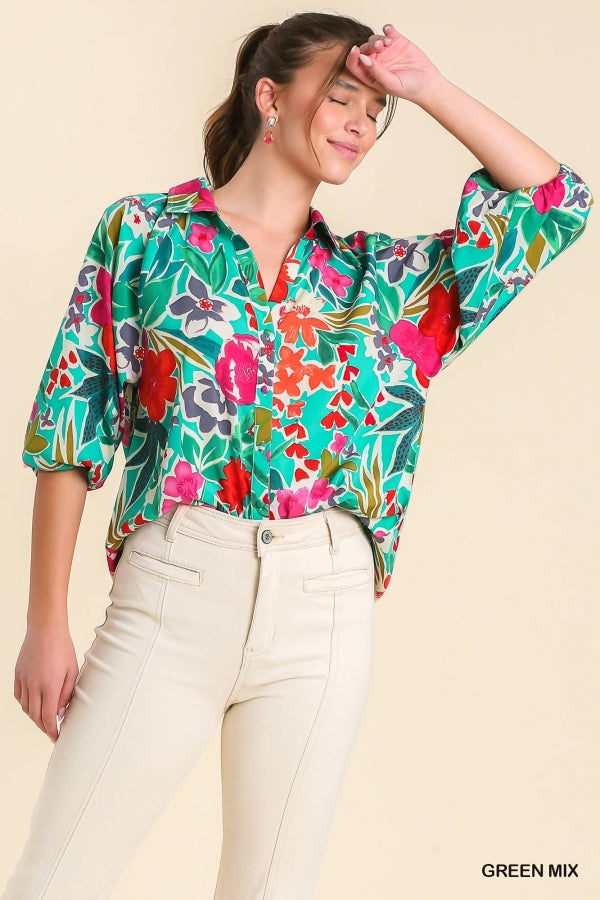 Cassidy Floral Tunic