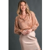 Satin Dusty Rose Blouse