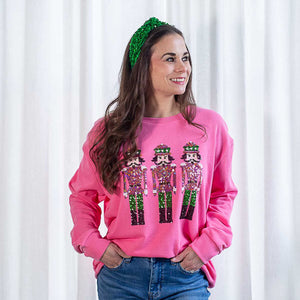 Nutcracker Sequin Sweatshirt