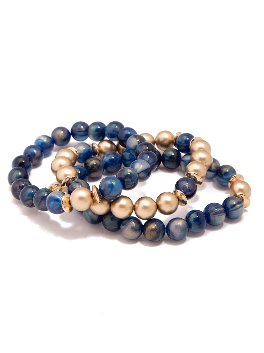 Multi Beaded Bracelet  Set