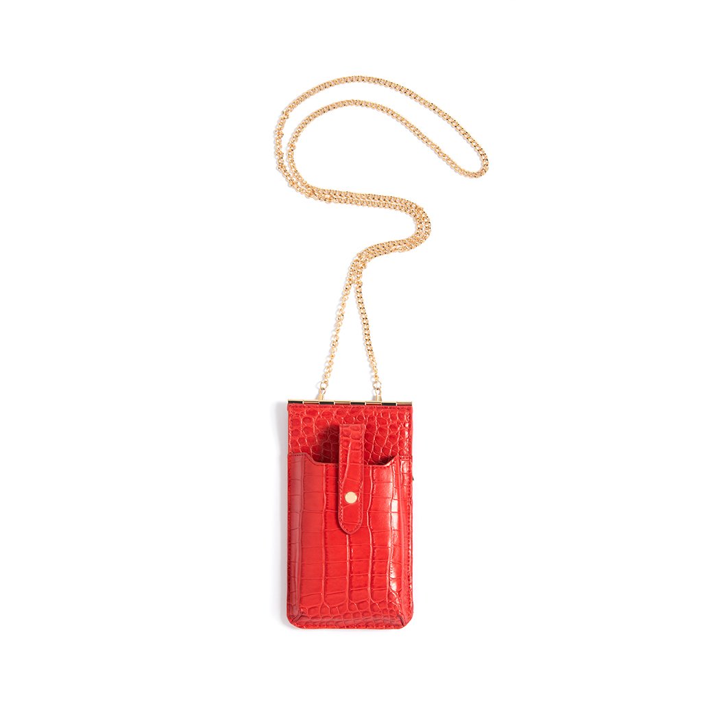 Red Phone Holder