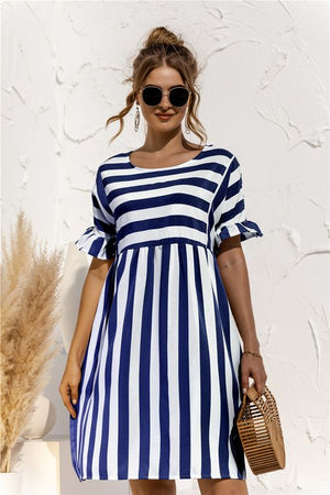 Cabana Striped Tunic Dress
