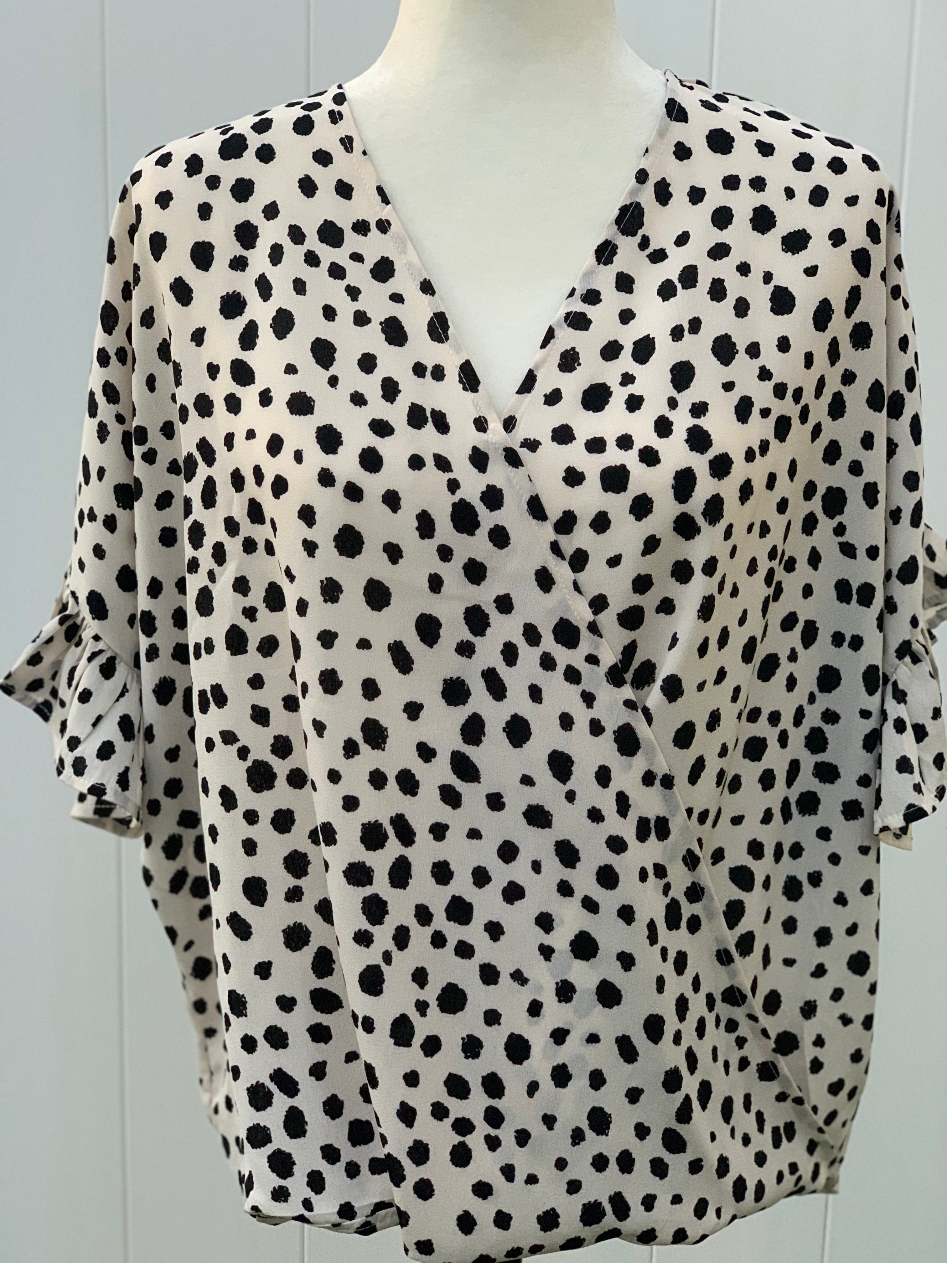 Dalmation Print Top