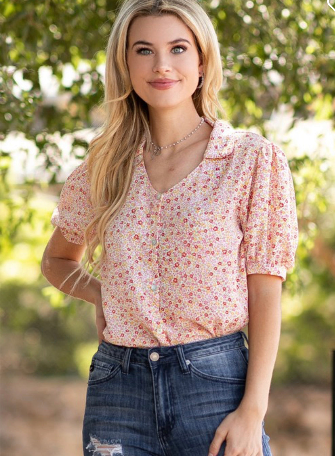 Audra floral top