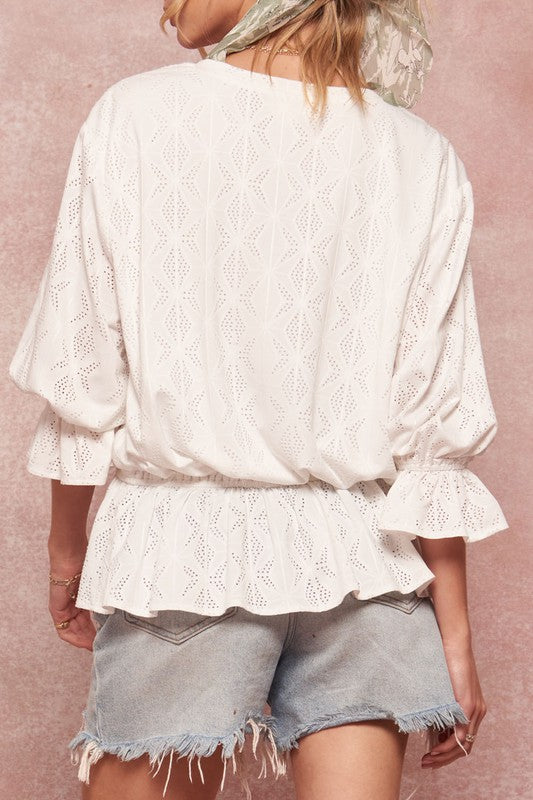 Sarah Peasant Top